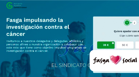 Colabora con el reto de Fasga para impulsar la investigación contra el cáncer