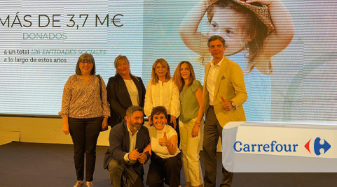 Valorian asiste al acto de entrega de ayudas de la Fundación Solidaridad Carrefour