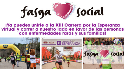XIII Carrera por la Esperanza virtual de Federación Española de Enfermedades Raras