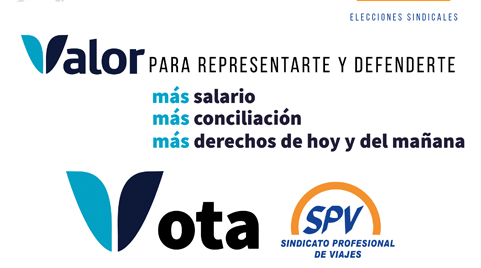 Quinto cartel EESS Viajes El Corte Inglés: Valor para representarte y defenderte