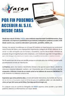 Por fin podemos acceder al S.I.E desde casa