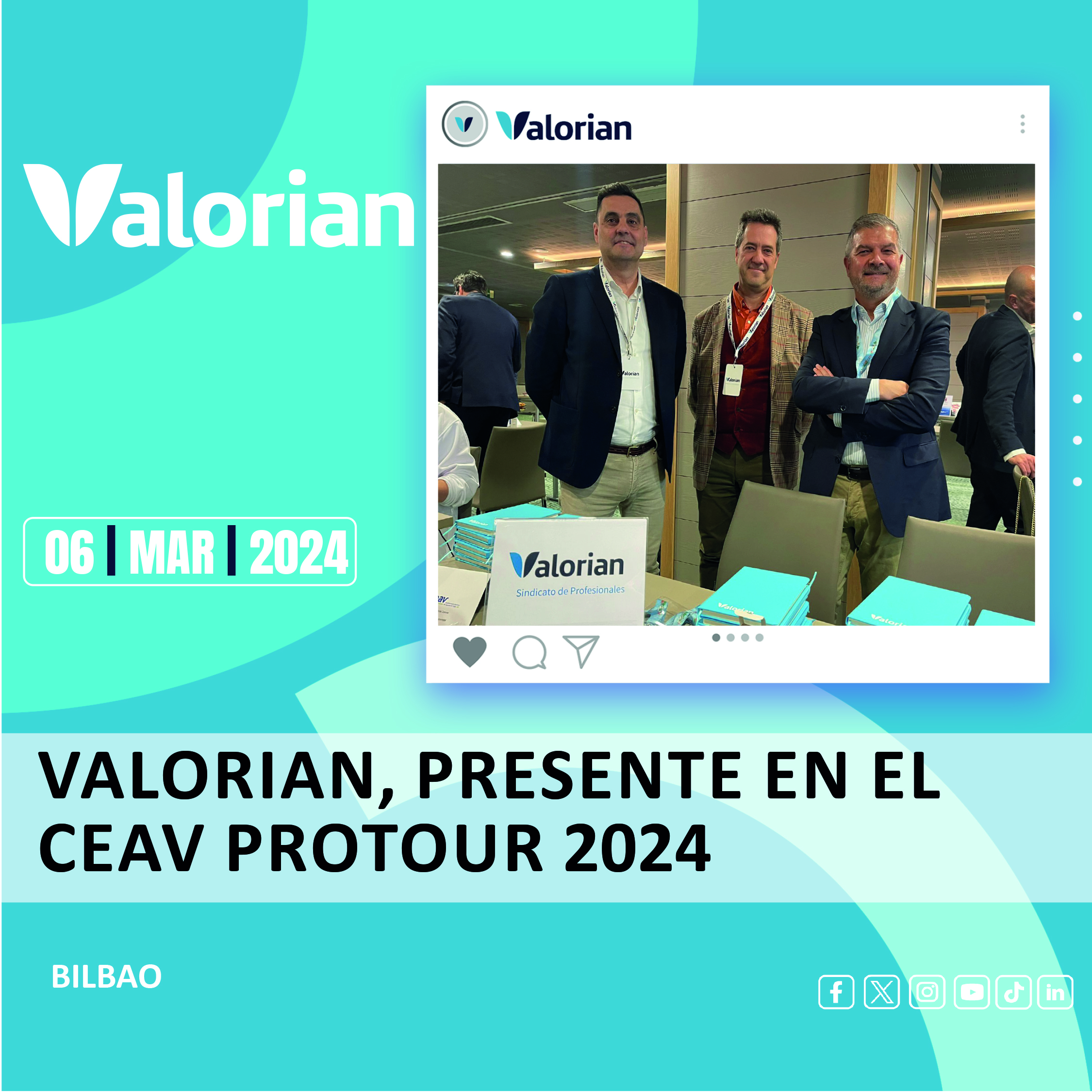 Valorian, presente en el CEAV ProTour 2024 en Bilbao