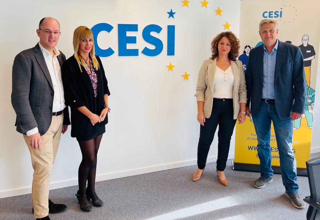 Valorian asiste a una reunión de CESI en Bruselas