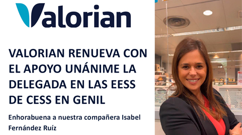 Valorian renueva con el apoyo unánime la delegada en las EESS de CESS en Genil
