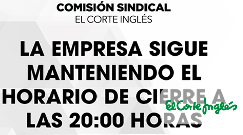 Comisión sindical el Corte Inglés