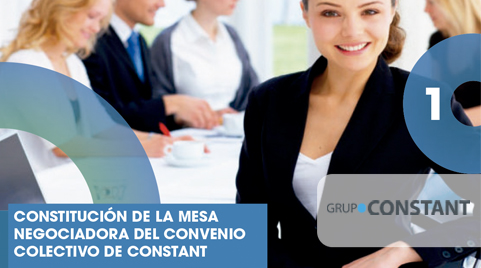Constitución de la mesa negociadora del Convenio Colectivo de Constant