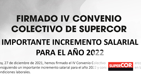 Comisión negociadora del Convenio Colectivo de Supercor