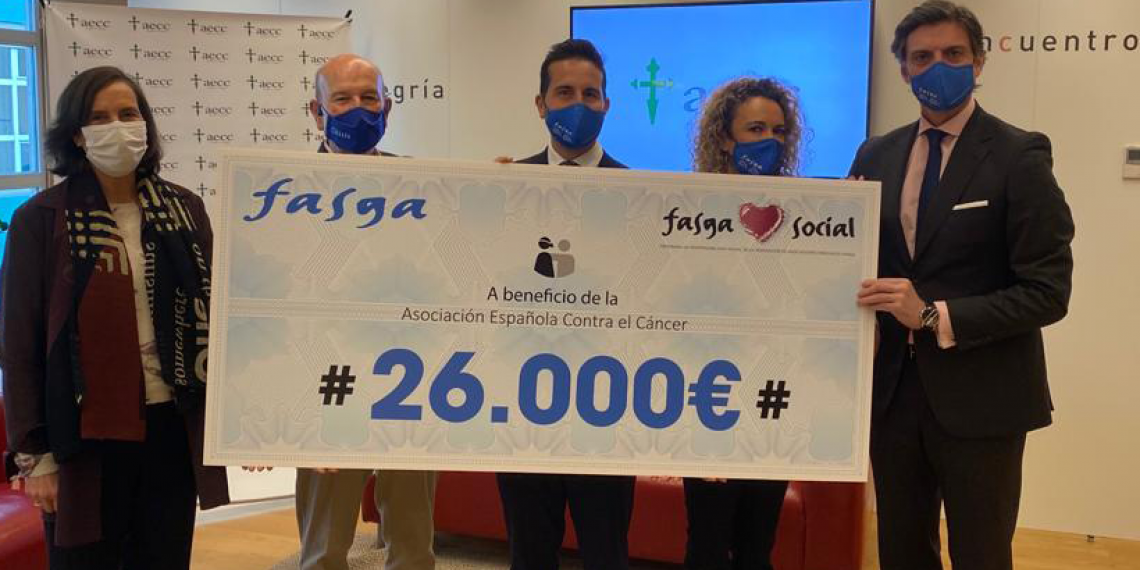 FASGA VISITA A LA AECC PARA SEGUIR APOYANDO PROYECTOS DE INVESTIGACIÓN CONTRA LA ENFERMEDAD