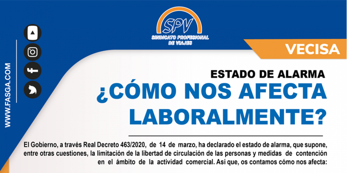 VIAJES EL CORTE INGLÉS: ESTADO DE ALARMA ¿CÓMO NOS AFECTA LABORALMENTE?