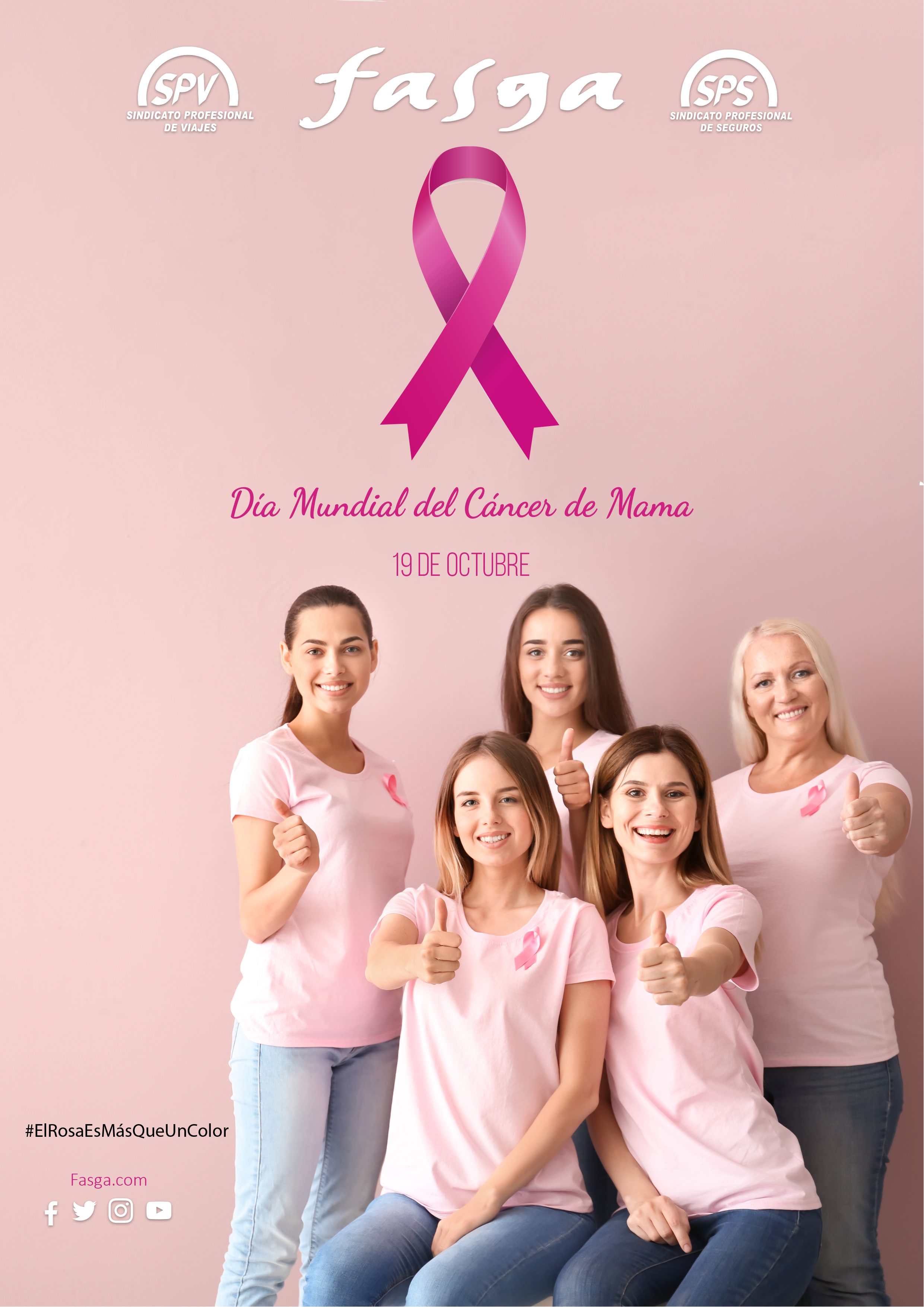 19 de octubre, día internacional contra el cáncer de mama