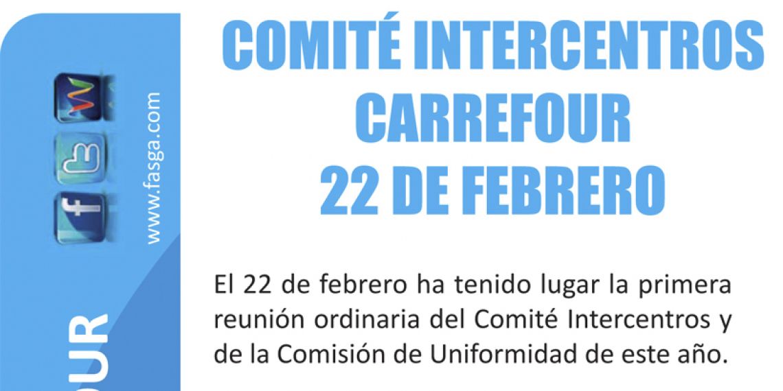 Hoja informativa sobre el Comité Intercentros y la Comisión de Uniformidad  de Carrefour