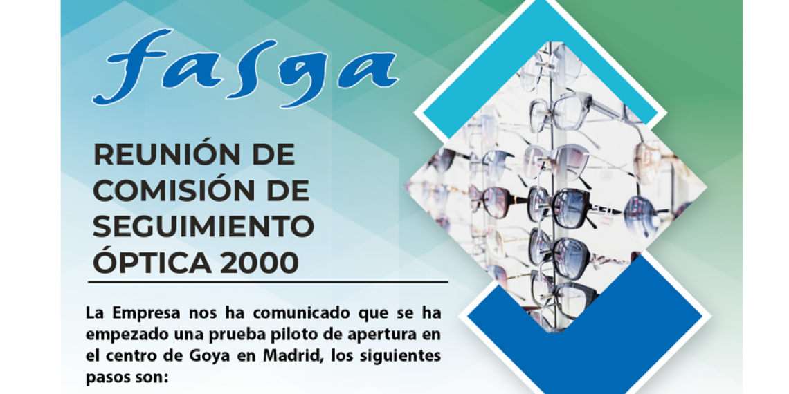 REUNIÓN DE COMISIÓN DE SEGUIMIENTO ÓPTICA 2000