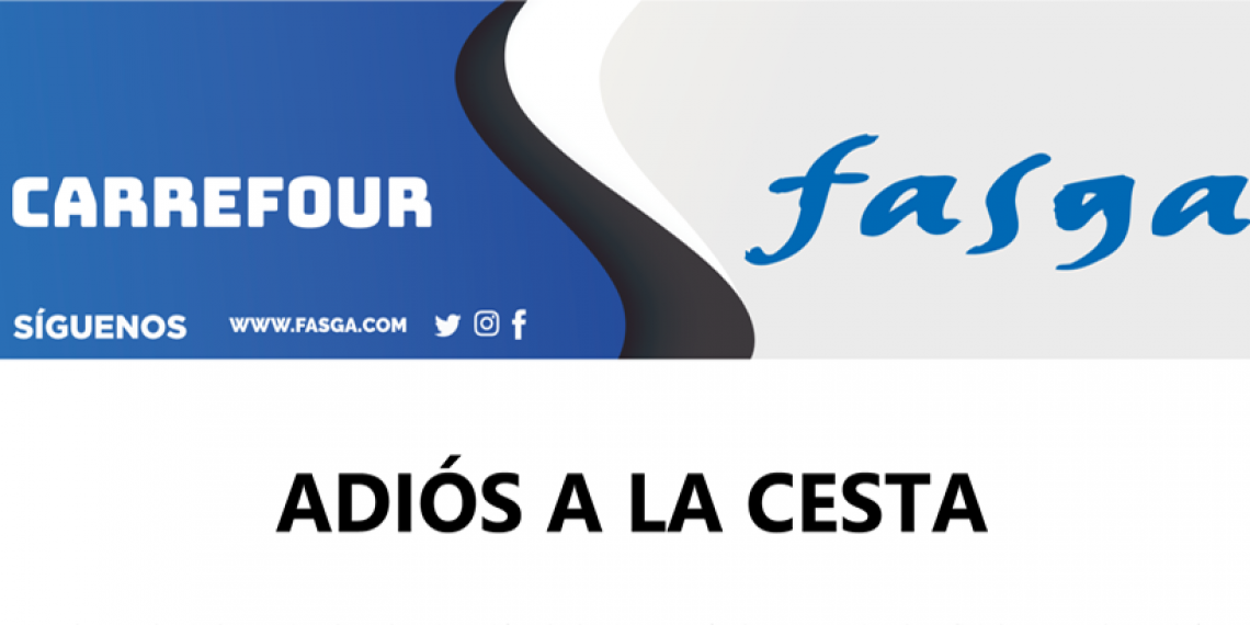 Hoja informativa Carrefour: Adiós a la cesta