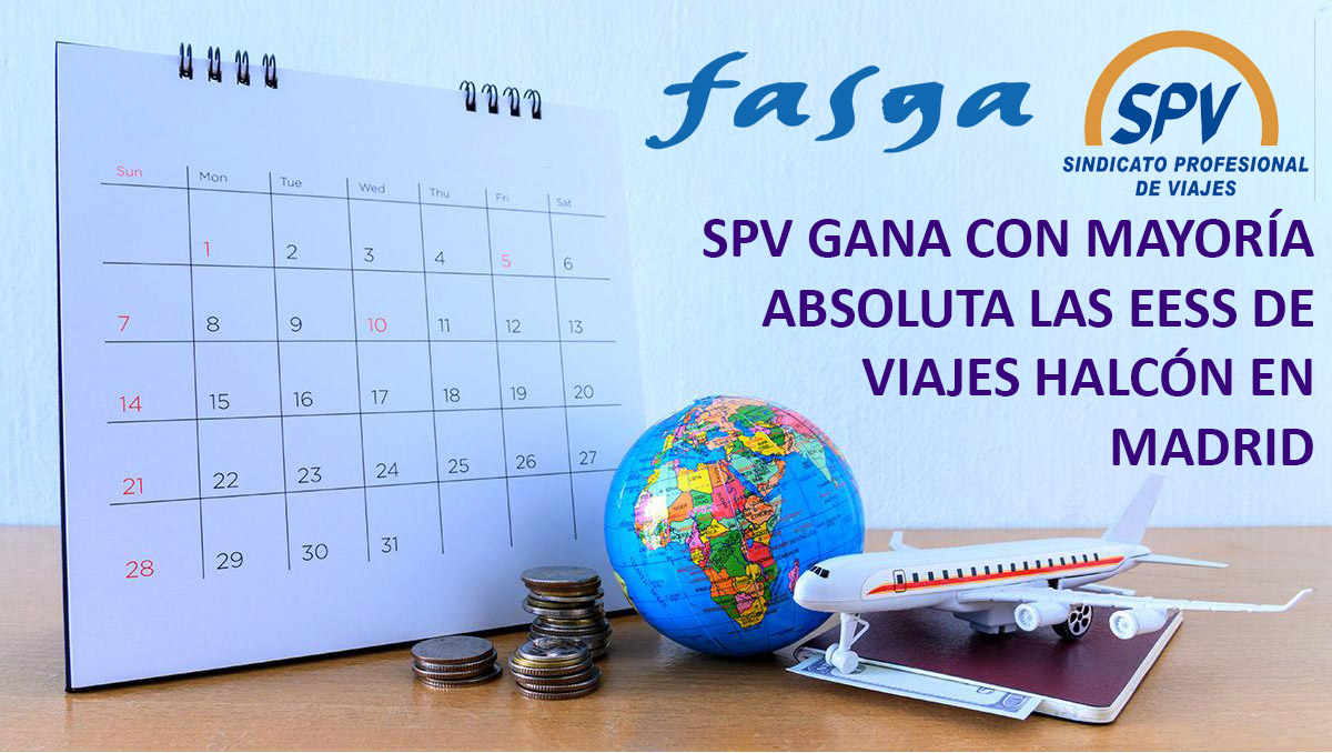 SPV logra la mayoría absoluta en las EESS de Viajes Halcón en Madrid