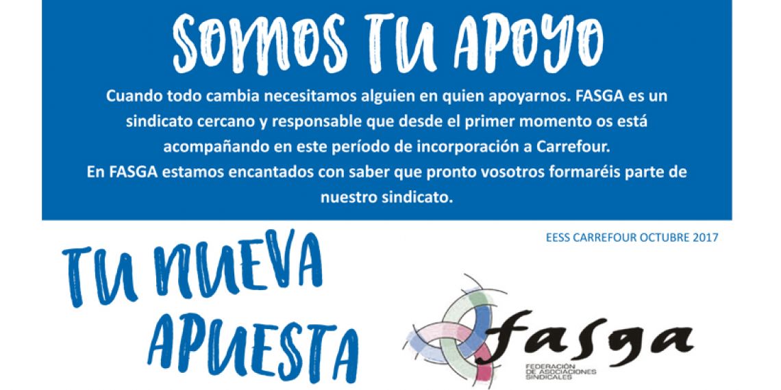 Segundo cartel elecciones sindicales Carrefour 27 octubre 2017