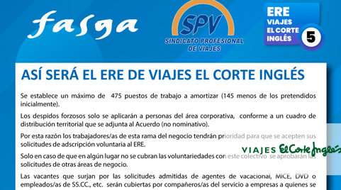 Así será el ERE de Viajes El Corte Inglés