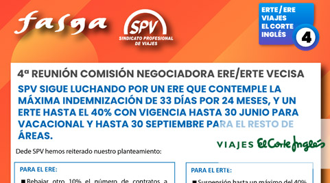 4ª REUNIÓN COMISIÓN NEGOCIADORA ERE/ERTE VECISA