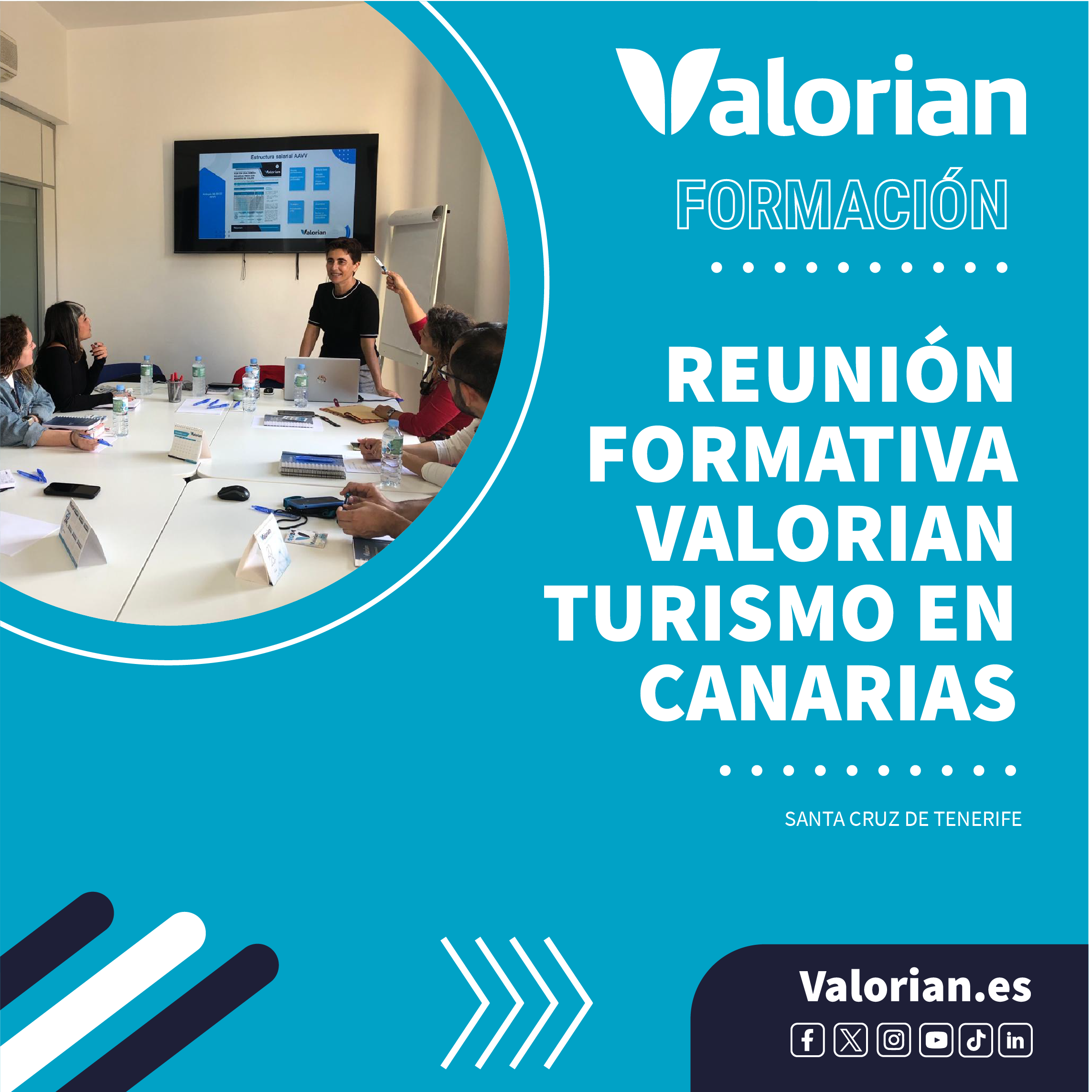 Reunión formativa Valorian Turimo en Canarias