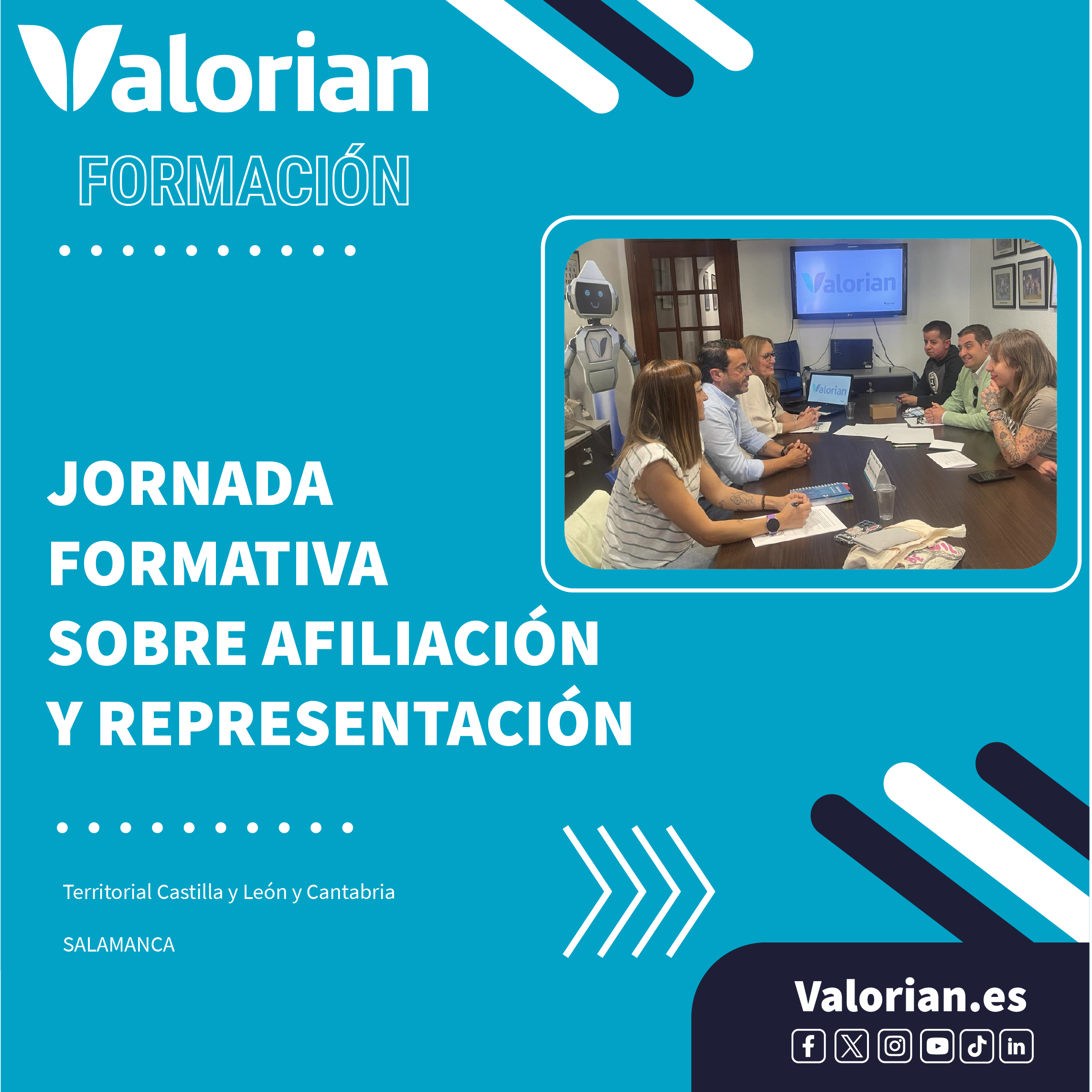 Jornada formativa sobre afiliación y representación en el Territorial Castilla León- Cantabria