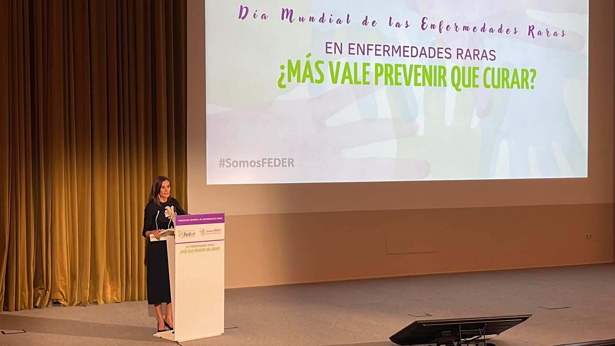 Valorian asiste en Sevilla al acto central del Día Mundial de las Enfermedades Raras presidido por Su Majestad la Reina Letizia