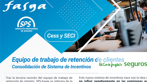 Equipo de trabajo de retención de clientes CESS Y SECI