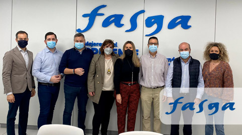 Los compañeros de la Agrupación de Independientes Ibérica (AII), visitan nuestra sede estatal en Madrid