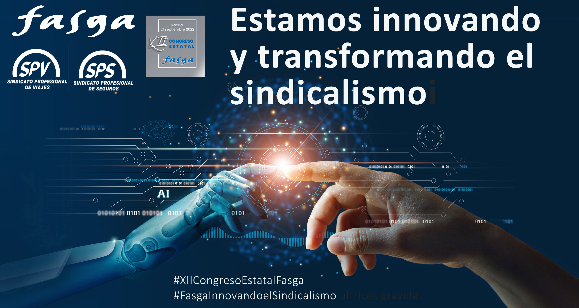 XII Congreso Estatal de Fasga: Estamos innovando y transformando el sindicalismo