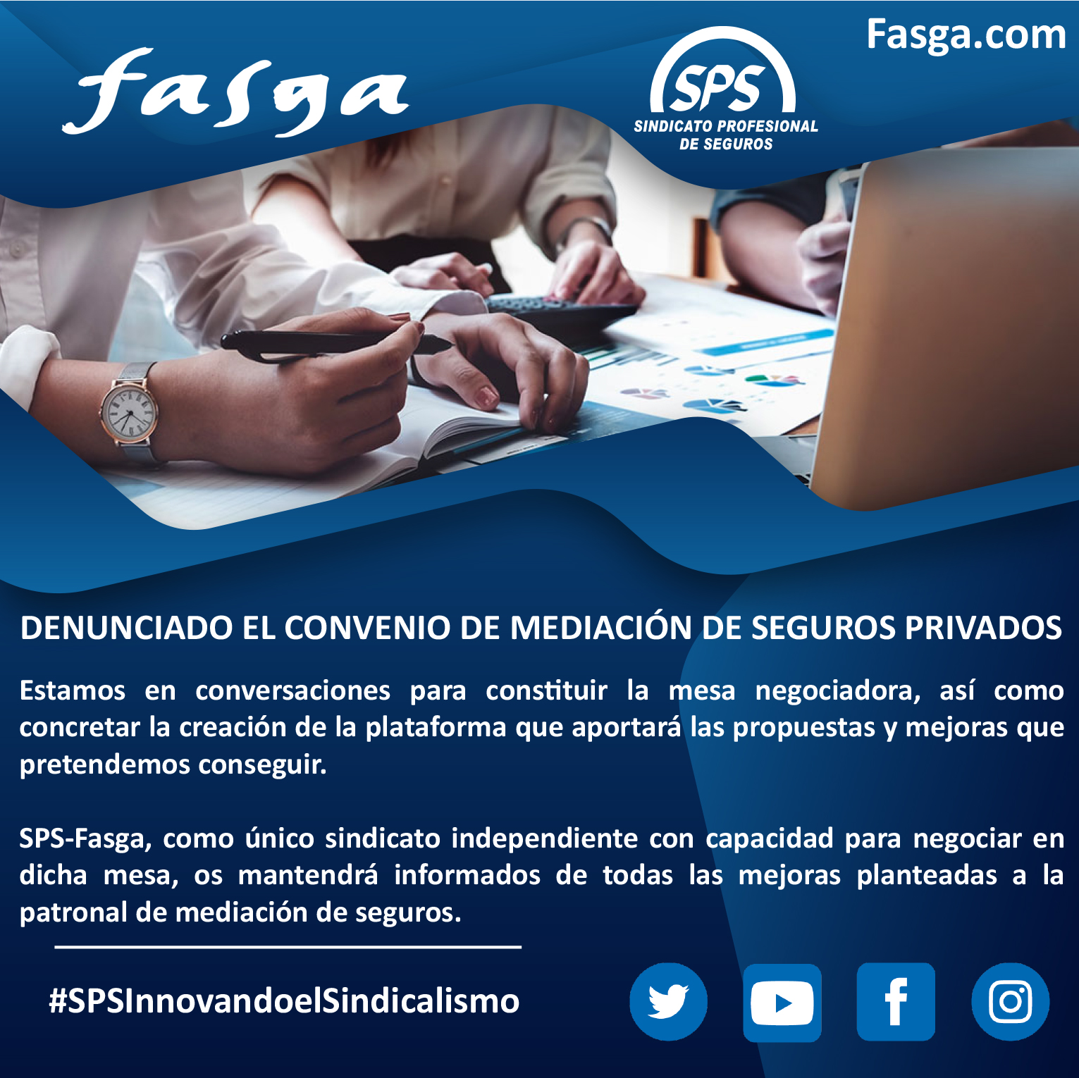 Denunciado el Convenio de Mediación de Seguros Privados