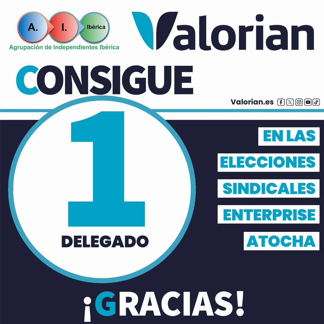 Valorian obtiene un delegado en las EESS de Enterprise Atocha en Madrid