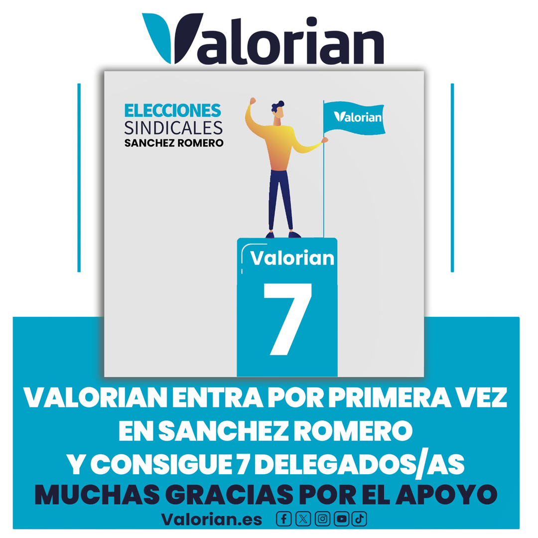 Valorian obtiene por primera vez representación en los supermercados Sanchez Romero