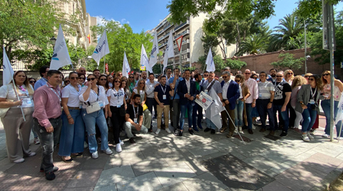 Valorian participa en la movilización conjunta del personal de Mutuas