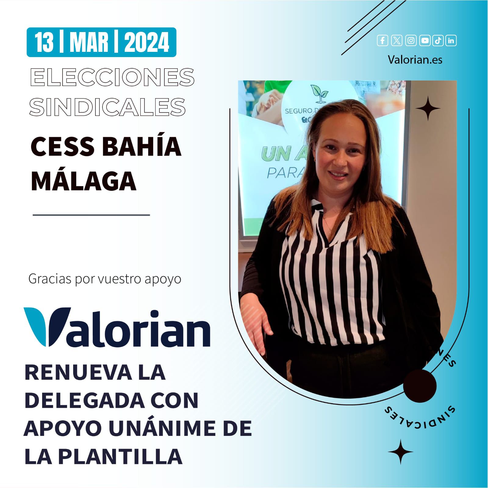 Valorian renueva la delegada en CESS Bahía Málaga