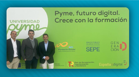 Valorian presente en el Pyme, futuro digital: Crece con la formación organizado por la Fundación Estatal para la Formación en el Empleo
