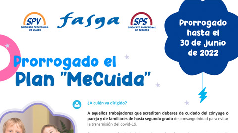 Prorrogado el Plan «MeCuida»