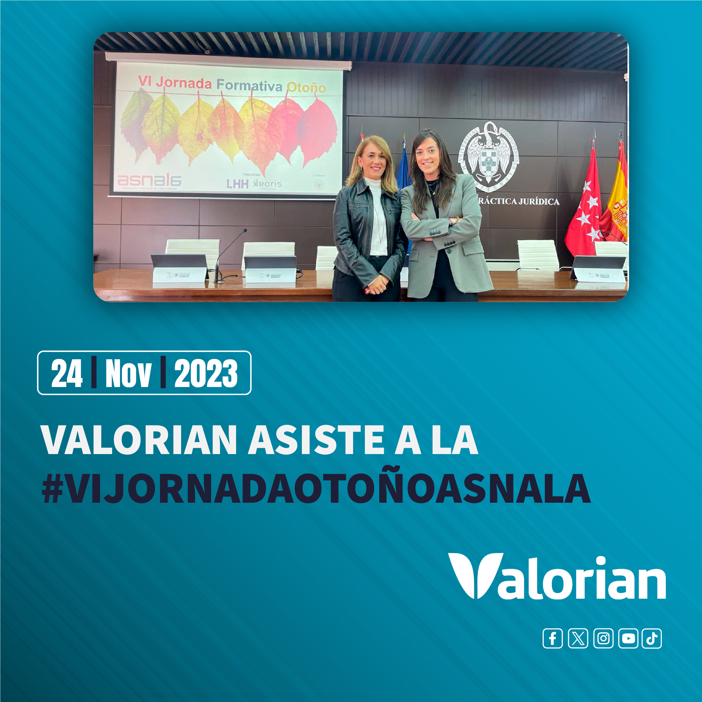 Valorian asiste a la #VIJornadaOtoñoASNALA