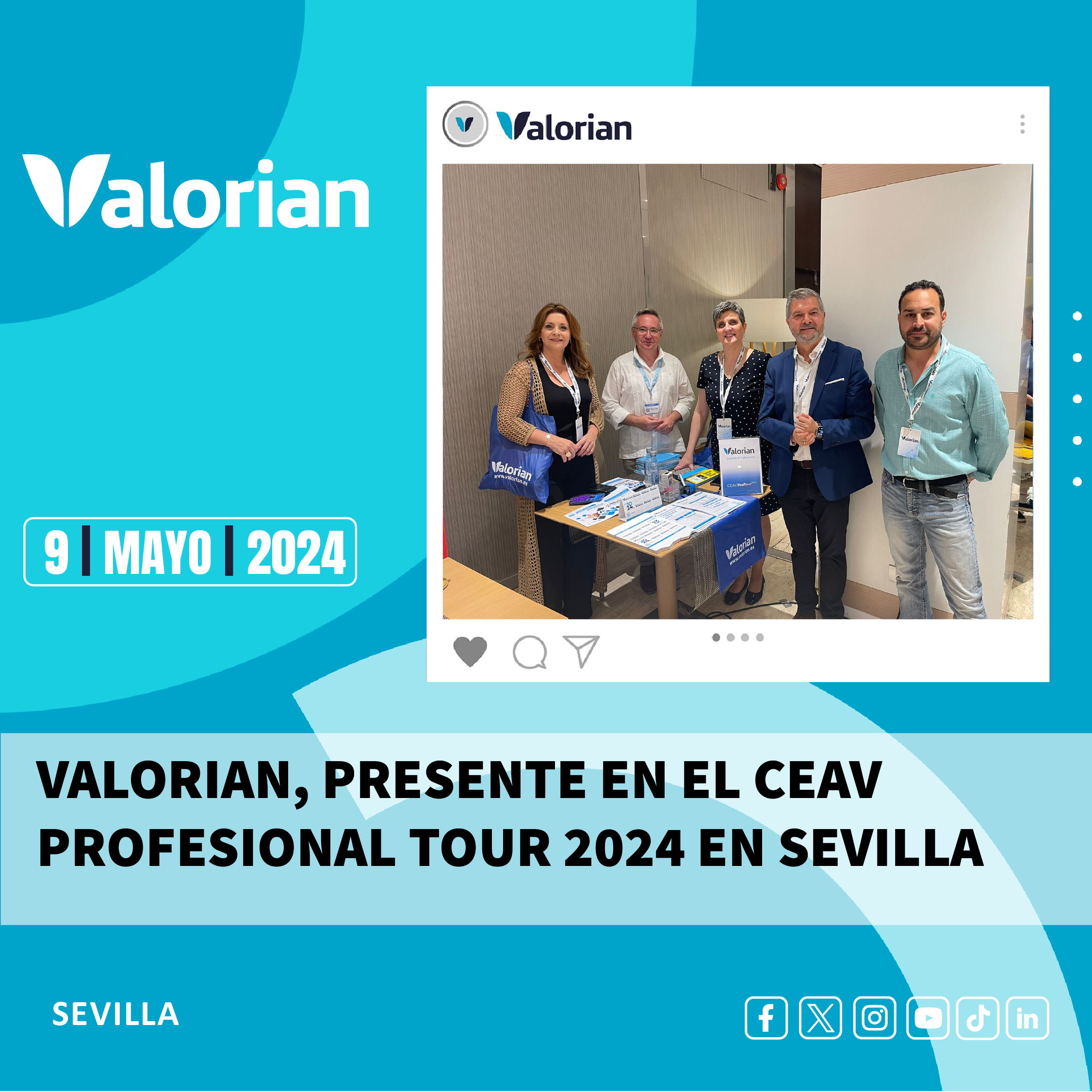 Valorian, presente en CEAV Profesional Tour 2024 en Sevilla