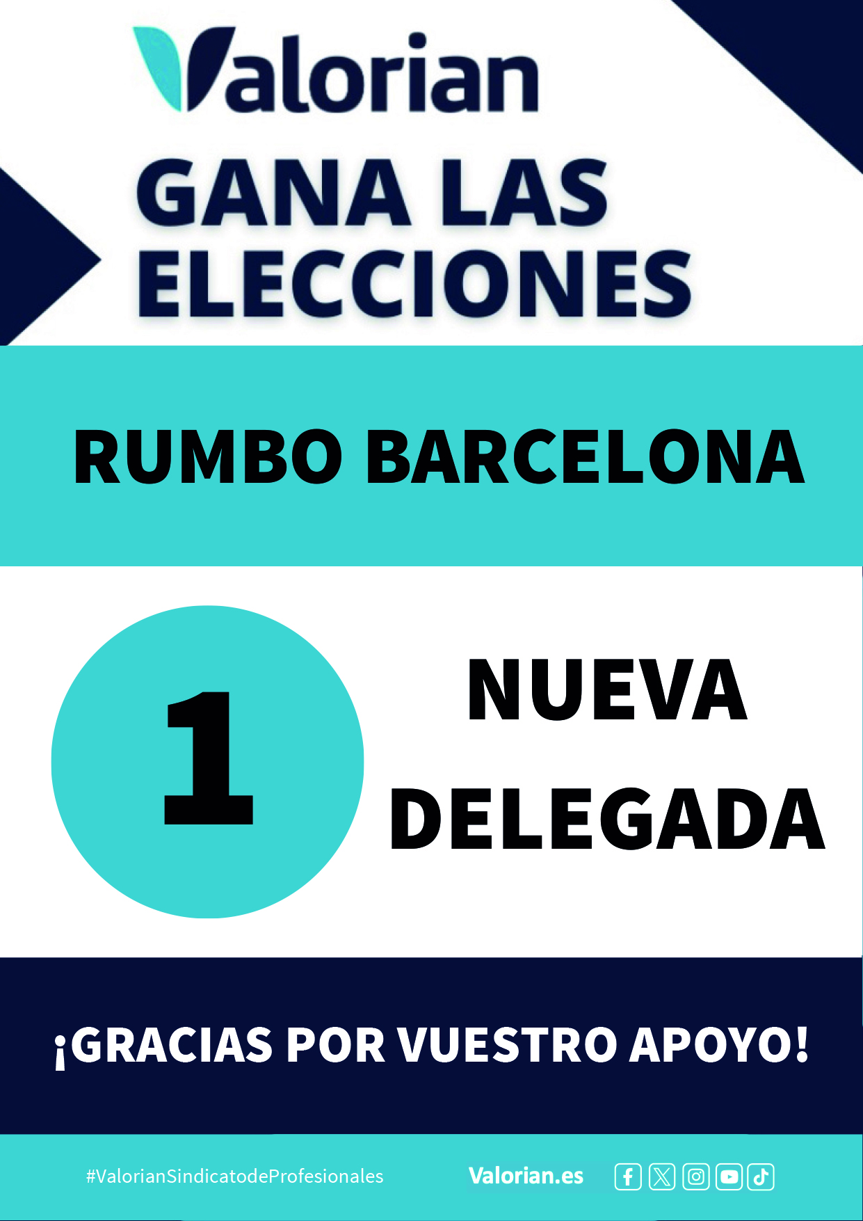 Valorian obtiene una nueva delegada en las EESS de Rumbo en Barcelona