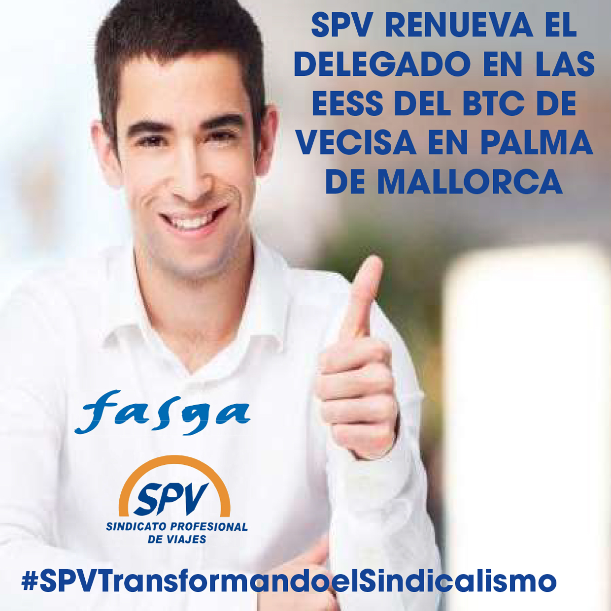 SPV renueva el delegado en las EESS del BTC de Vecisa en Palma de Mallorca