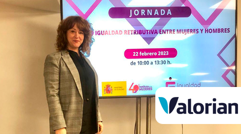 Valorian asiste a la jornada objetivo igualdad retributiva entre mujeres y hombres  organizada por el Instituto de las Mujeres