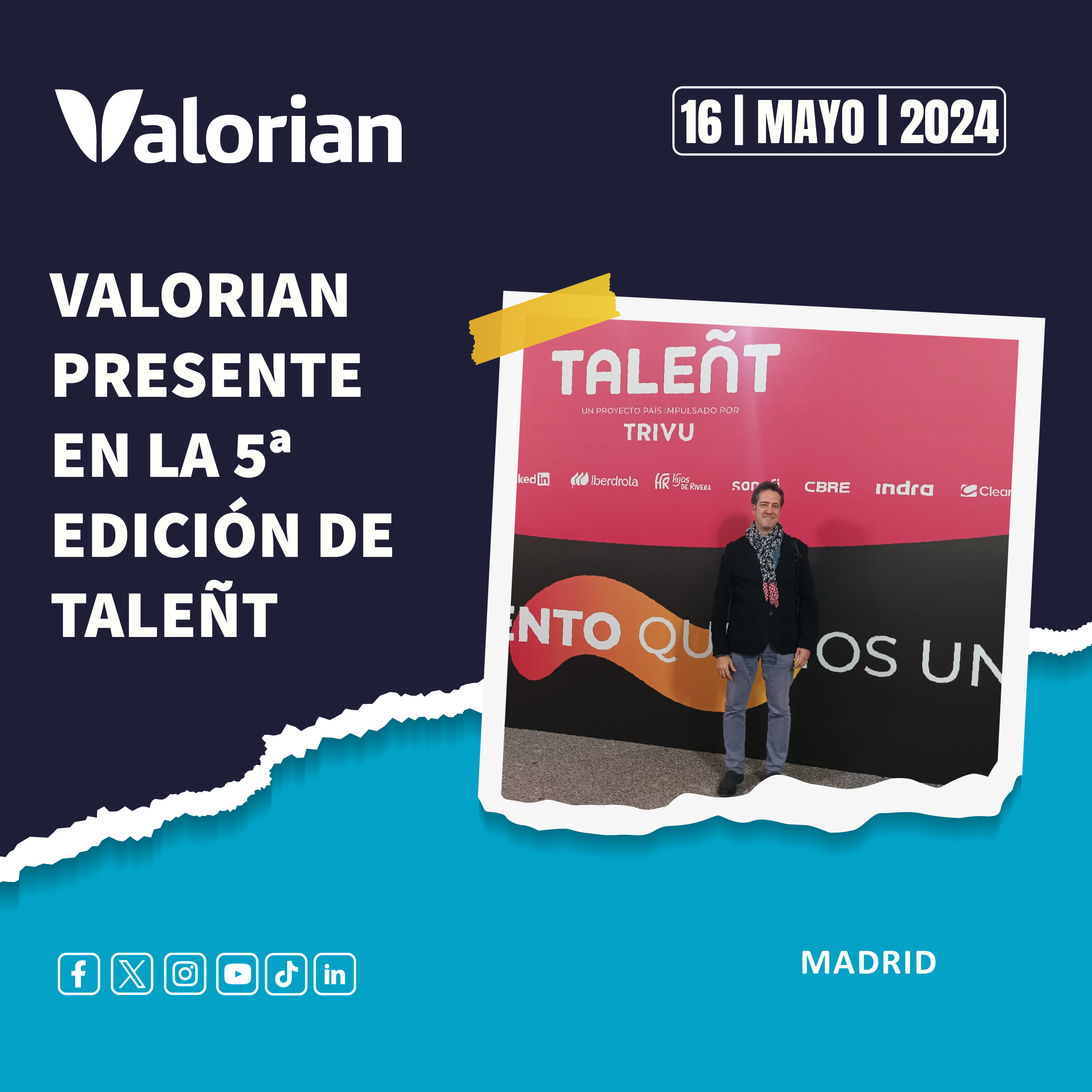 Valorian presente en la quinta edición del foro anual de Taleñt