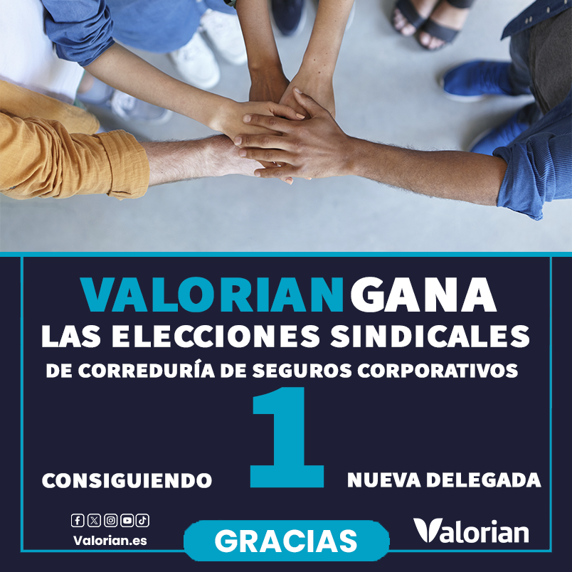 Valorian obtiene por primera vez representación en la empresa Correduría de Seguros Corporativos El Corte Inglés