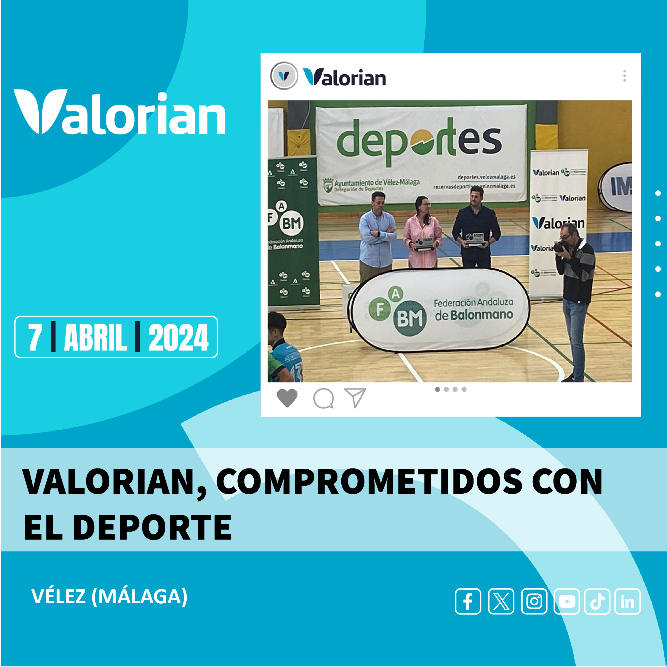 Valorian, comprometidos con el deporte