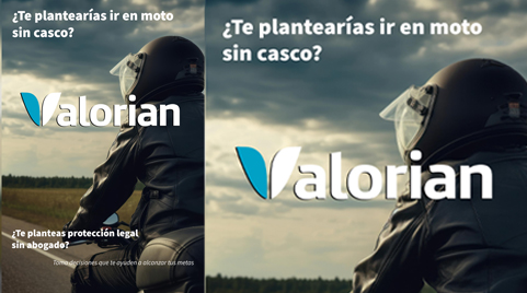 ¿Te plantearías ir en moto sin casco?,¿te planteas protección legal sin abogado?