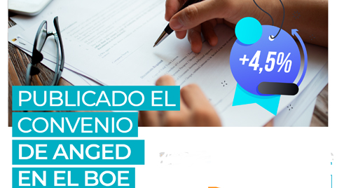 Publicado el convenio de ANGED en el BOE