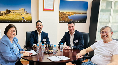 Reunión institucional en la Dirección General de Autónomos, Trabajo y Economía Social de Castilla la Mancha