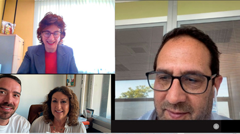 Valorian mantiene una reunión con la directora general del Instituto de la Mujer en Extremadura