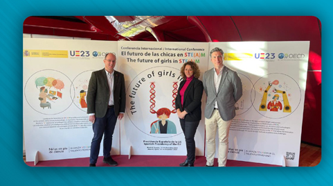 Asistimos a la Conferencia Internacional sobre el futuro de las chicas en STE(A)M