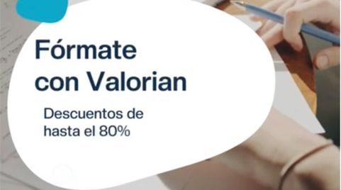 Mejora tus habilidades y fórmate con Valorian