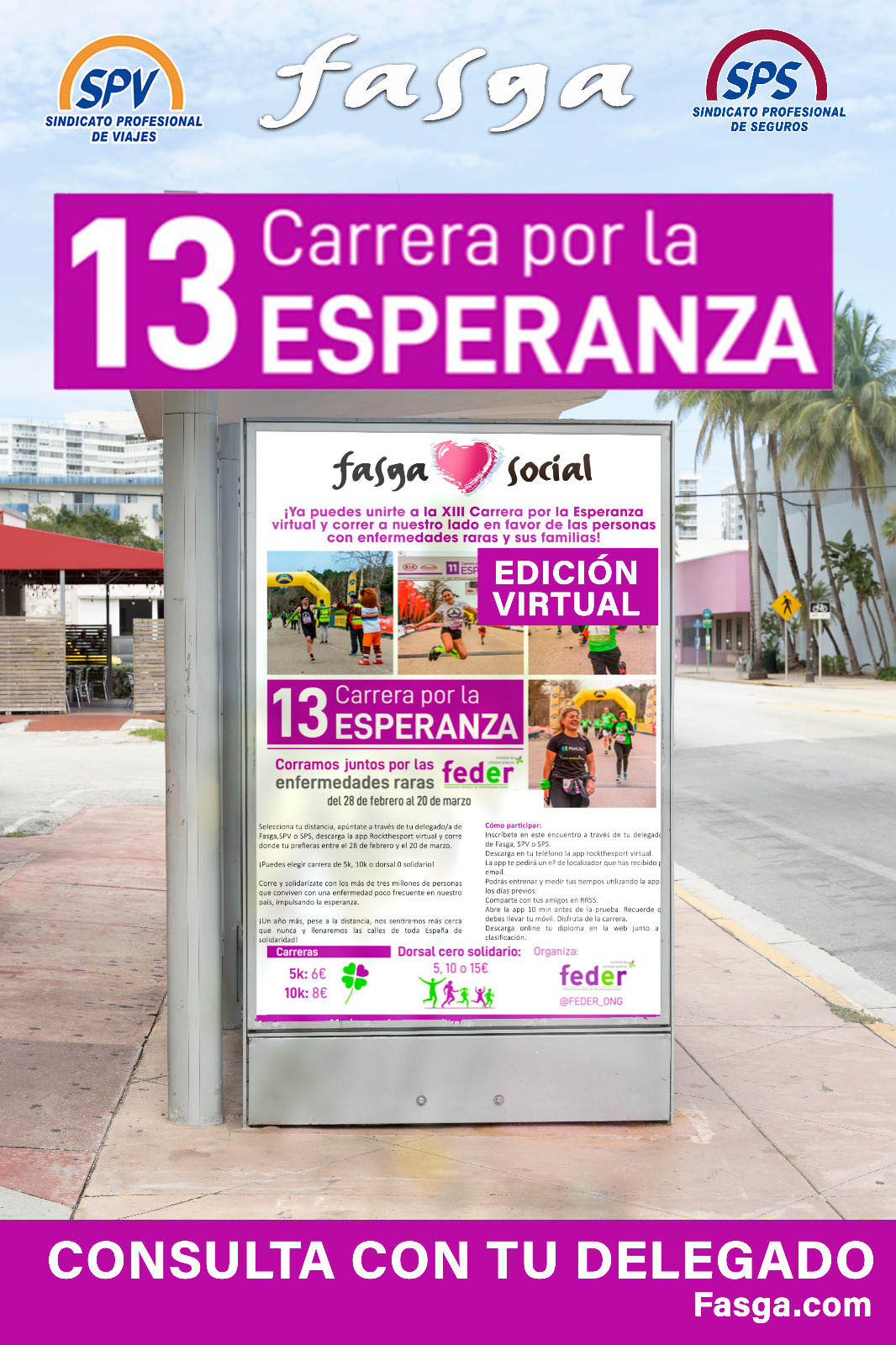 Aún estás a tiempo para apuntarte a la XIII carrera por la esperanza virtual de Federación Española de Enfermedades Raras