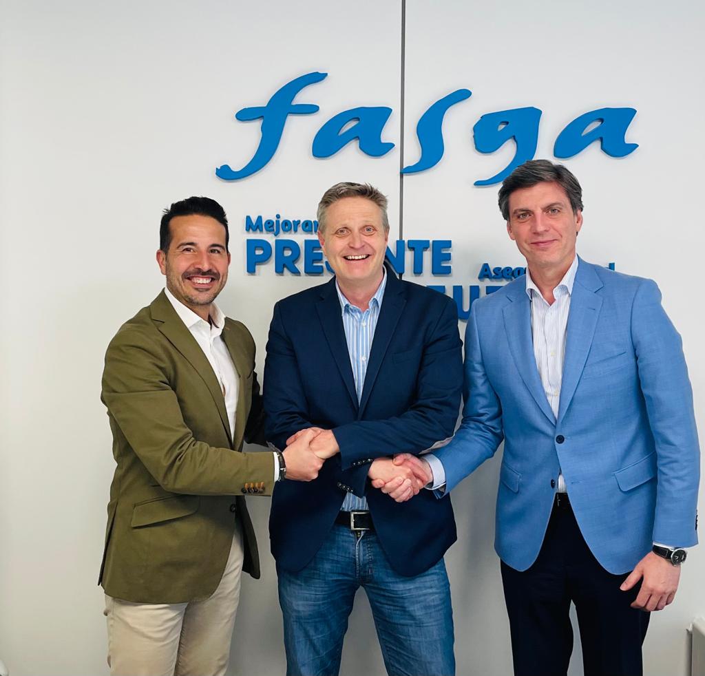 Klaus Heeger, Secretario General de Cesi, visita la sede central de Fasga